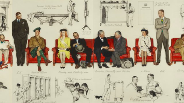 Norman Rockwell’s Timeless Depictions of the White House Revealed