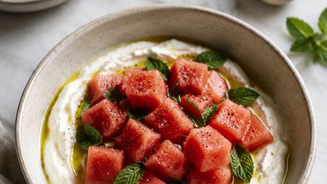 Revamping Summer Salads: The New Whipped Feta and Watermelon Trend