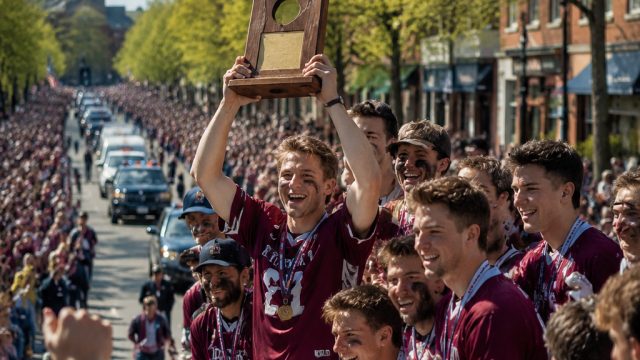 Rocky River Celebrates Historic Lacrosse Victory with Community Parade